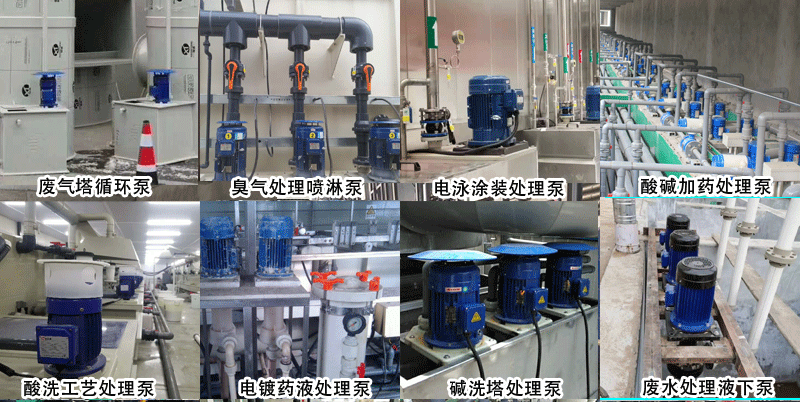 防腐立式水泵产品应用领域