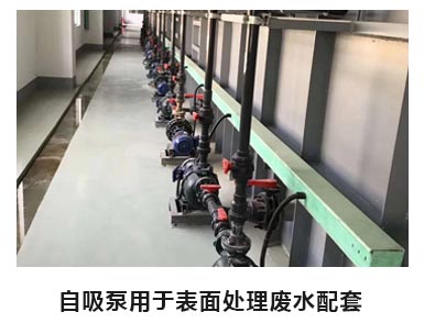 可空转自吸污水泵用于表面废水处理