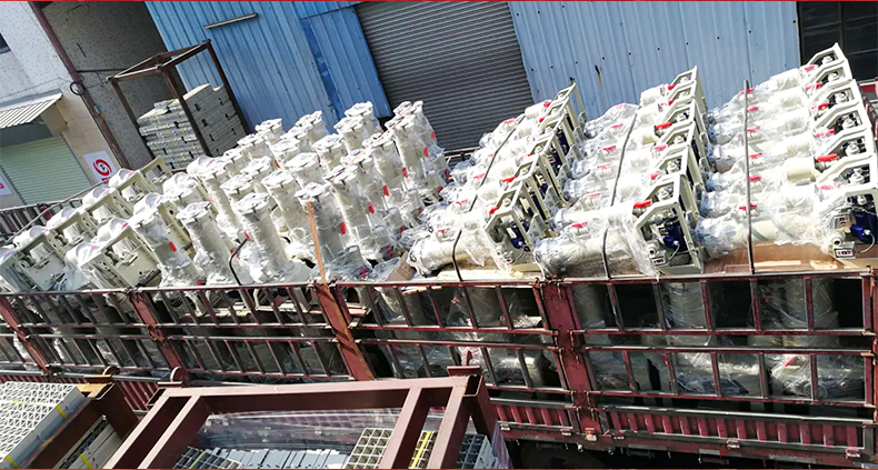 台风大流量电镀过滤机现场发货图